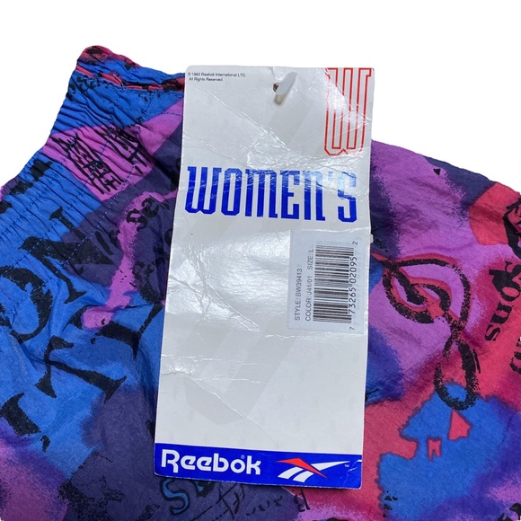 Vintage 90s Deadstock Reebok Bodywalk Music Running Shorts W Large M Medium - Picture 7 of 9